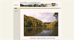 Desktop Screenshot of kokorin.cz